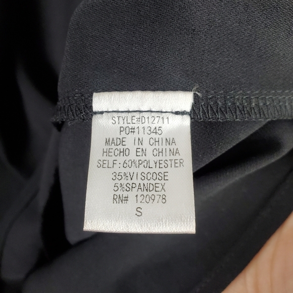 Entro black animal print shift dress small bnwt - Picture 5 of 8